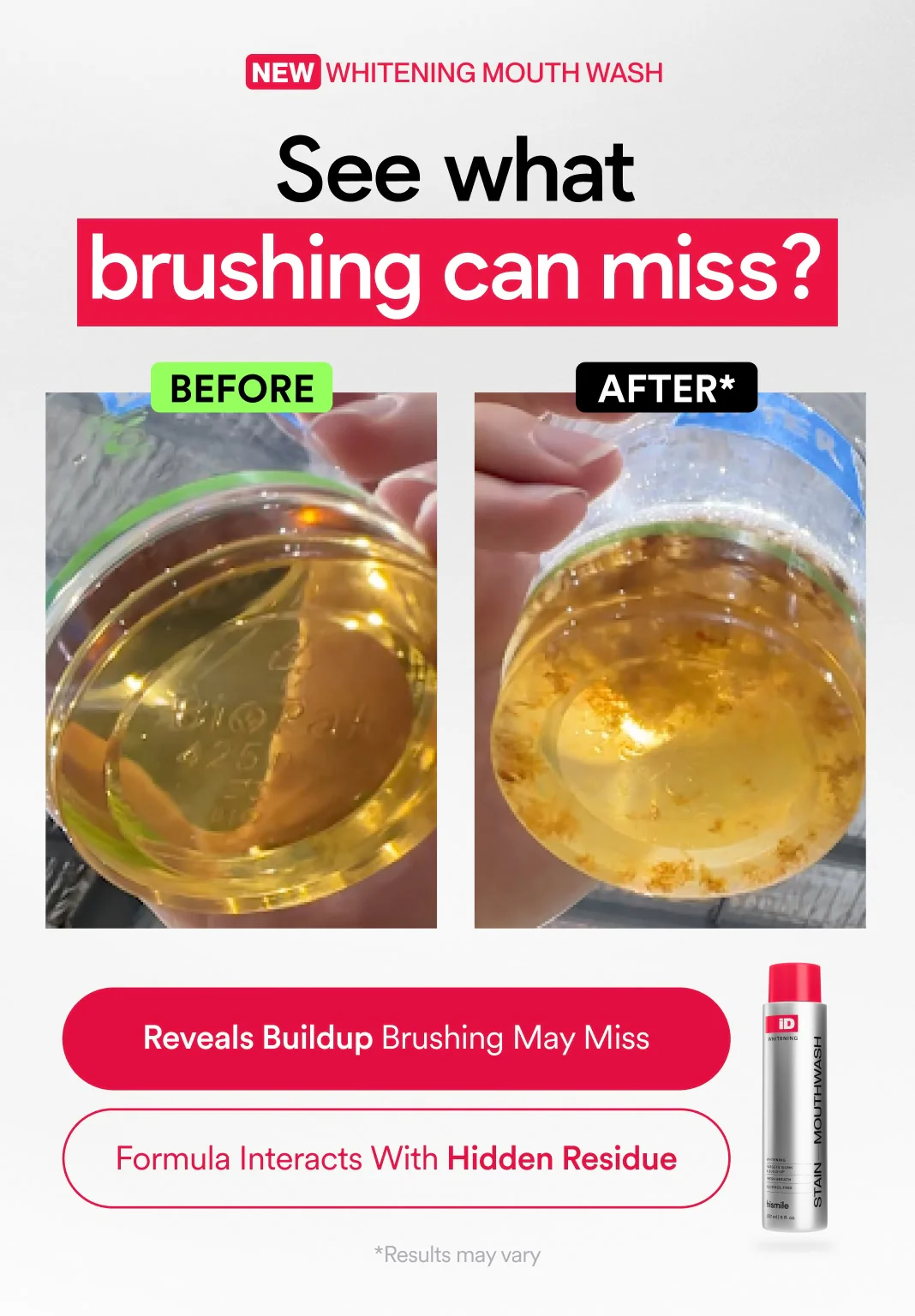 Buy 2 Get 1 Free - iD Stain Whitening Mouthwash - Image 3